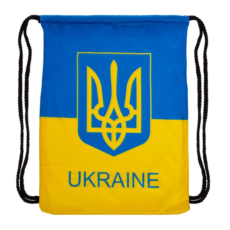 Рюкзак-мішок SP-Sport GA-4433-UKR, синьо-жовта