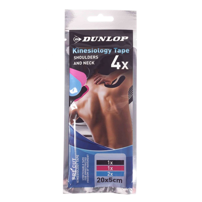 Кінезіо тейпи для плечей та шиї Dunlop Kinesiolo