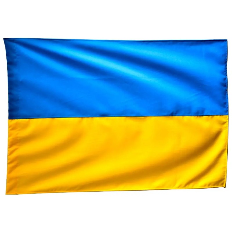 Прапор України державний вуличний габардин Trend 90 см х 72 см Синьо-жовтий