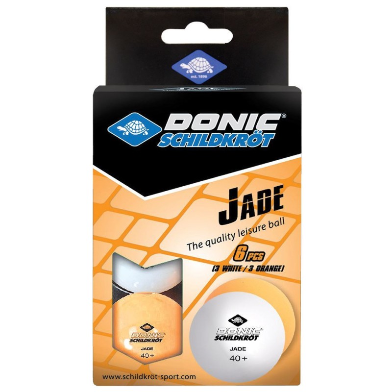 Мячі для настільного тенісу Donic Jade Poly 40+ spare time ball