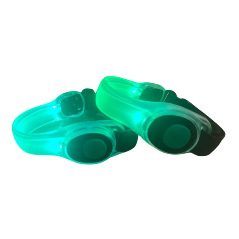Браслет-підсвітка для бігу LED SAFETY ARMBAND зелений 80гр (LS3408)