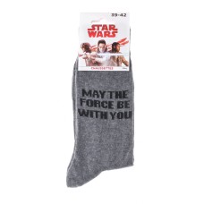 Шкарпетки Star Wars MAY THE FORCE BE WITH YOU світло-сірий Діт 39-42