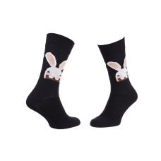 Шкарпетки LAPINS CRETINS TETE LAPIN чорний Діт 39-42