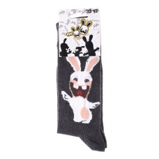 Шкарпетки LAPINS CRETINS LAPIN BRAS OUVERT світло-сірий Діт 39-42