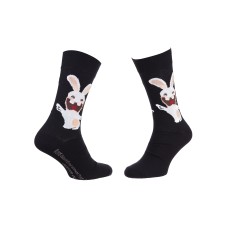 Шкарпетки LAPINS CRETINS LAPIN BRAS OUVERT чорний Діт 39-42