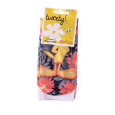 Шкарпетки LOONEY TUNES TWEETY + FLEUR чорний Діт 36-41