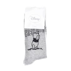 Шкарпетки Disney Winnie L Ourson Winnie + Hello Total 1 сірий Діт 36-41