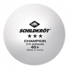 Мячі для настільного тенісу (1 шт) Donic Champion 40+ 3*, білий
