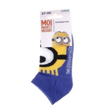 Шкарпетки MINION 1 OEIL AL ENDROIT синій Діт 27-30, арт.83890147-4