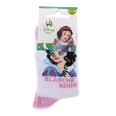 Шкарпетки PRINCESS BLANCHE NEIGE білий, рожевий Діт 23-26, арт.43891047-6