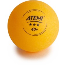 М'яч для настільного тенісу Atemi 3* (поштучно), помаранчевий