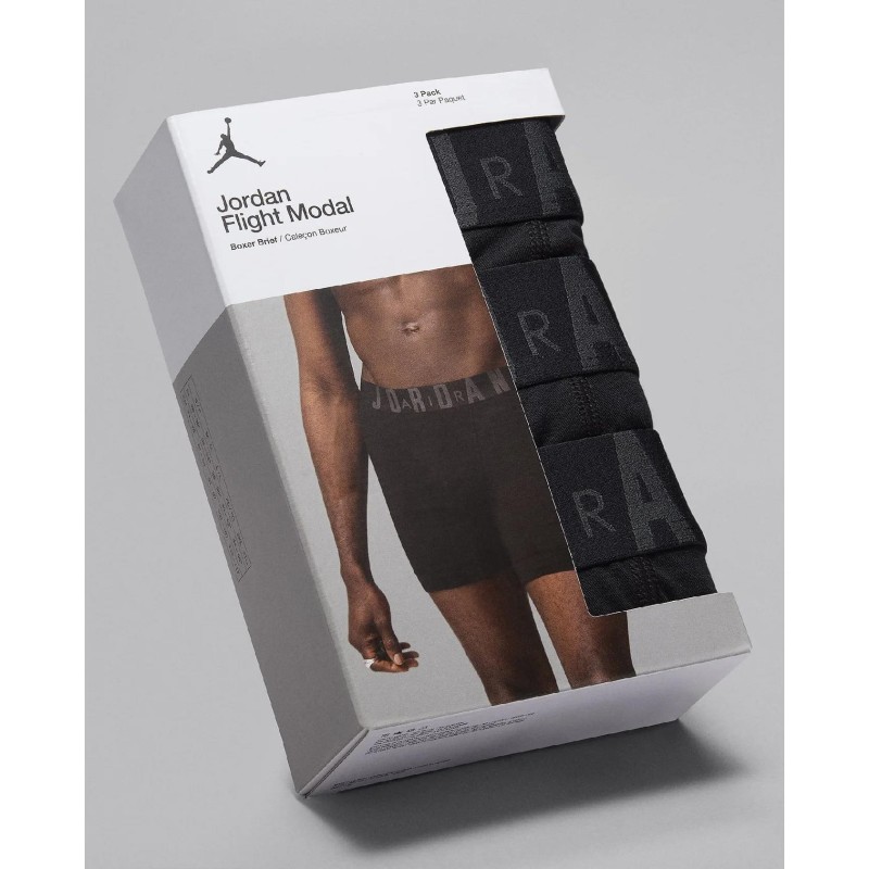 Труси-боксерки чоловічі Jordan Flight Modal Bb Black (3 ) (JM0621-023)