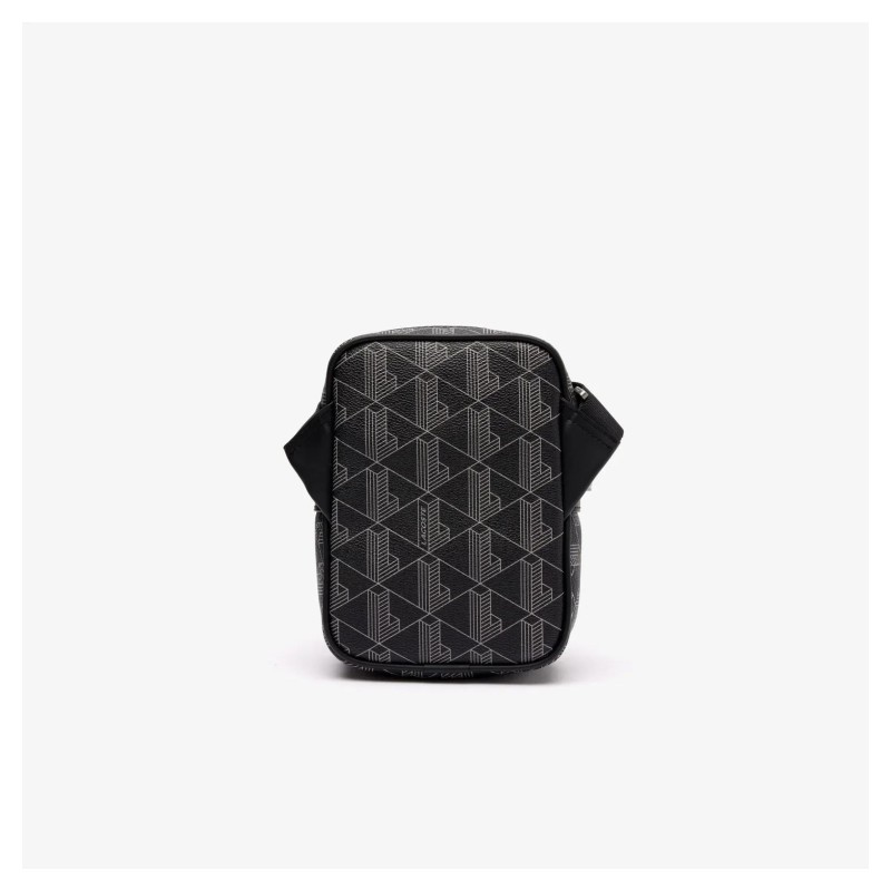 Сумка через плече Lacoste Monogram Grey (NH4409LX-H45)