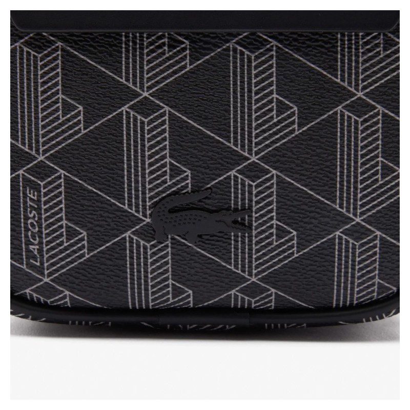 Сумка через плече Lacoste Monogram Grey (NH4409LX-H45)