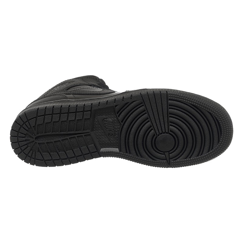 Кросівки жіночі Jordan 1 Mid (Gs) Black (554725-091)