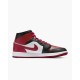 Кросівки жіночі Jordan 1 Mid Bred Toe (BQ6472-079)