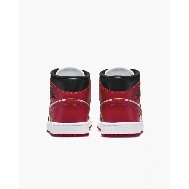 Кросівки жіночі Jordan 1 Mid Bred Toe (BQ6472-079)