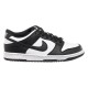Кросівки жіночі Nike Dunk Low Retro White Black (Gs) (CW1590-100)