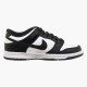 Кросівки жіночі Nike Dunk Low Retro White Black (Gs) (CW1590-100)