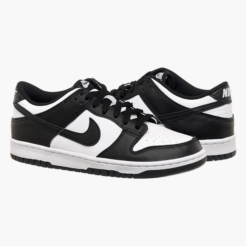 Кросівки жіночі Nike Dunk Low Retro White Black (Gs)