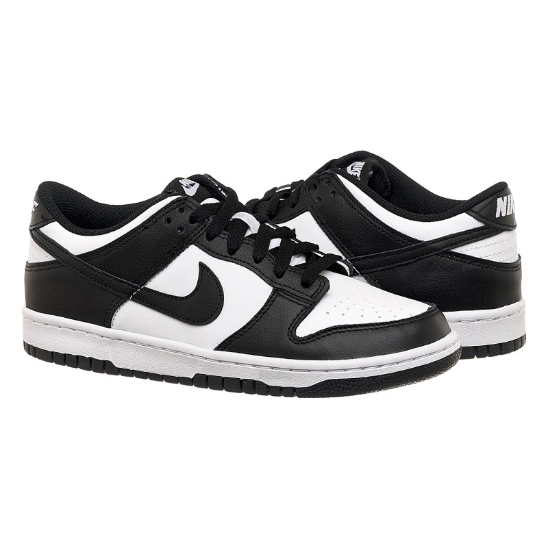 Кросівки жіночі Nike Dunk Low Retro White Black (Gs)