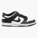 Кросівки жіночі Nike Dunk Low Retro White Black (Gs) (CW1590-100)
