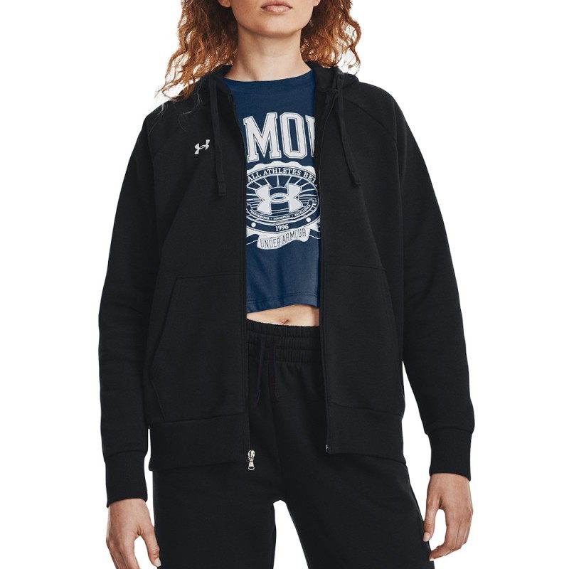 Кофта жіночі Under Armour Ua Rival Fleece Fz Hoodie (1379495-001)