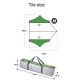 Тент кемпінговий Naturehike NH16T012-S 210T polyester 4.0х3.5 м 1.7кг Green