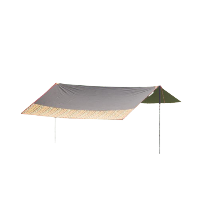 Тент кемпінговий 3F UL GEAR Indian tarp Square 210T polyester 5х4.5 м Indian