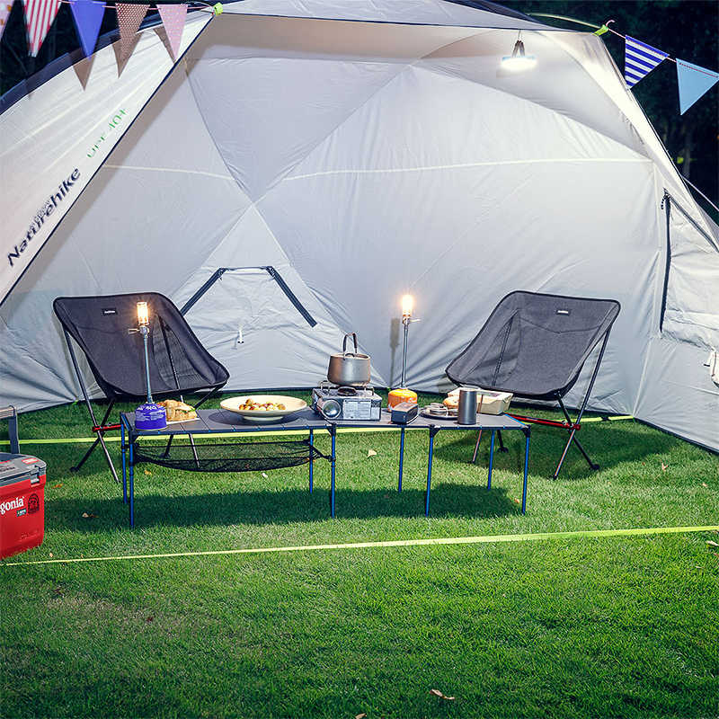 Тент кемпінговий Naturehike Beach tent & tarp 210T 65D polyester NH18Z001-P white