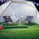 Тент кемпінговий Naturehike Beach tent & tarp 210T 65D polyester NH18Z001-P white