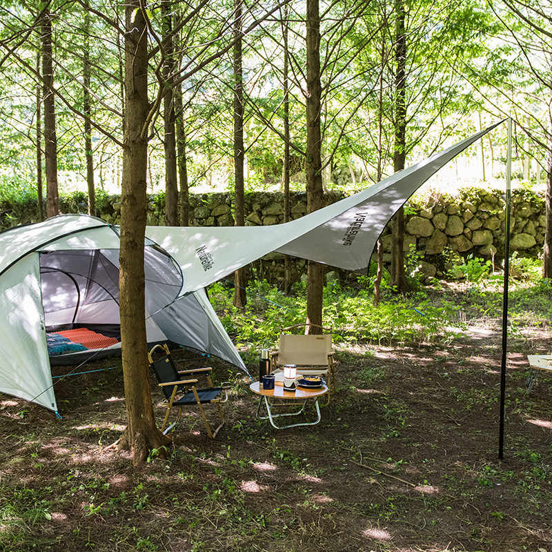 Тент туристичний Naturehike Rhombus canopy 4.0 х2.6 м NH19TM003 grey