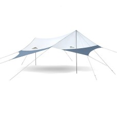 Тент кемпінговий Naturehike NH16T012-S 210T 4.0х3.5м 2.8кг blue/grey
