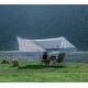 Тент кемпінговий Naturehike NH16T012-S 210T 4.0х3.5м 2.8кг blue/grey