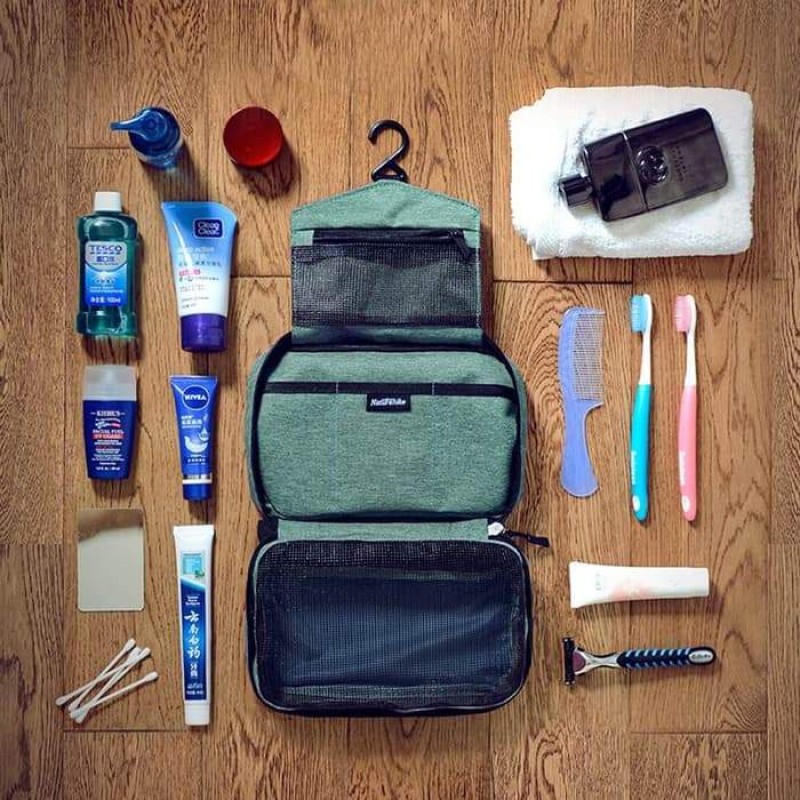 Несесер Naturehike Toiletry bag dry and wet separation 22х14х8 NH18X030-B Jeans Blue