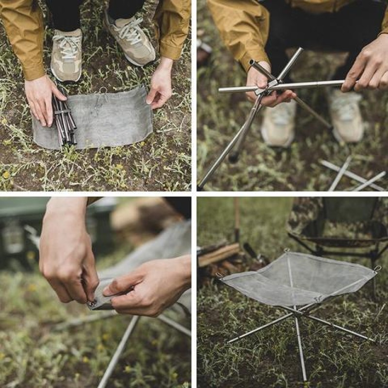 Чаша для багаття Portable Folding Burner Frame 20CJ Glamping NH20SK001 steel