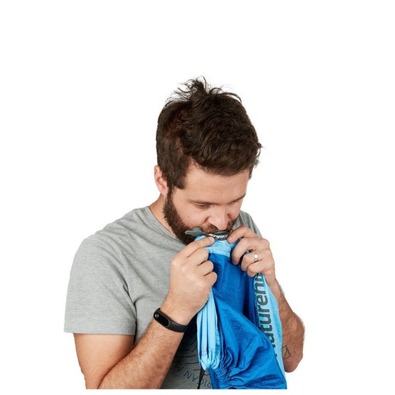 Гамак двомісний Naturehike 210T Inflatable pipe NH18D002-C Lake blue