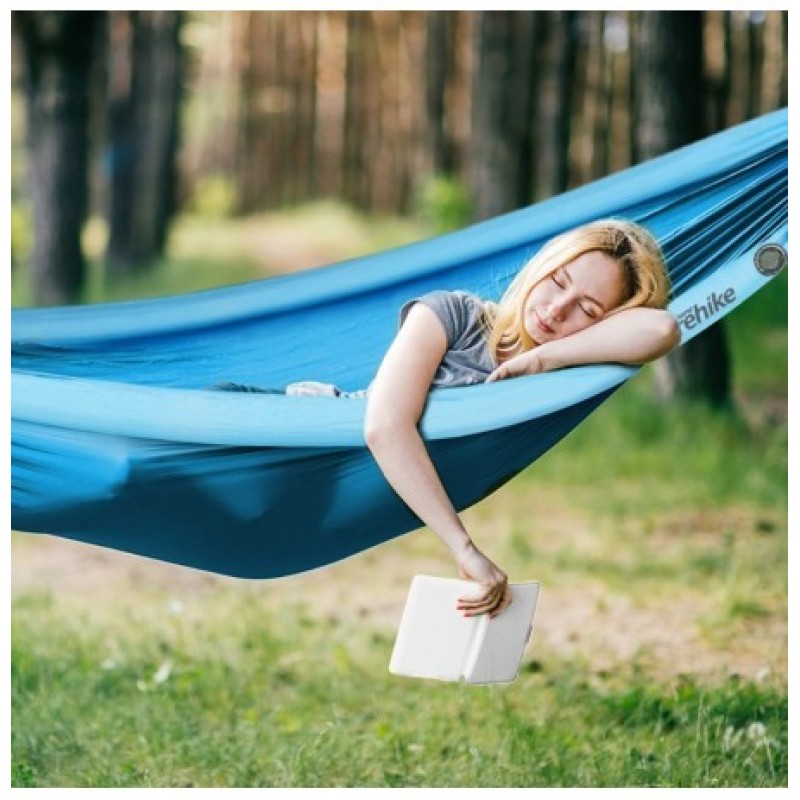 Гамак двомісний Naturehike 210T Inflatable pipe NH18D002-C Orange