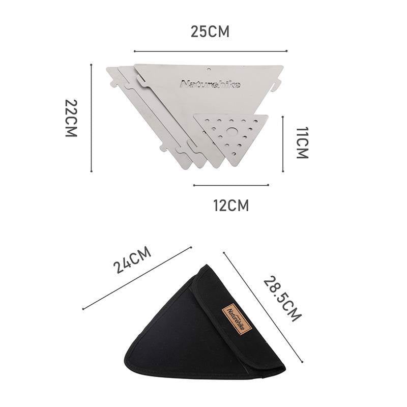 Чаша для багаття підвісна Naturehike Triangle platform NH20PJ120