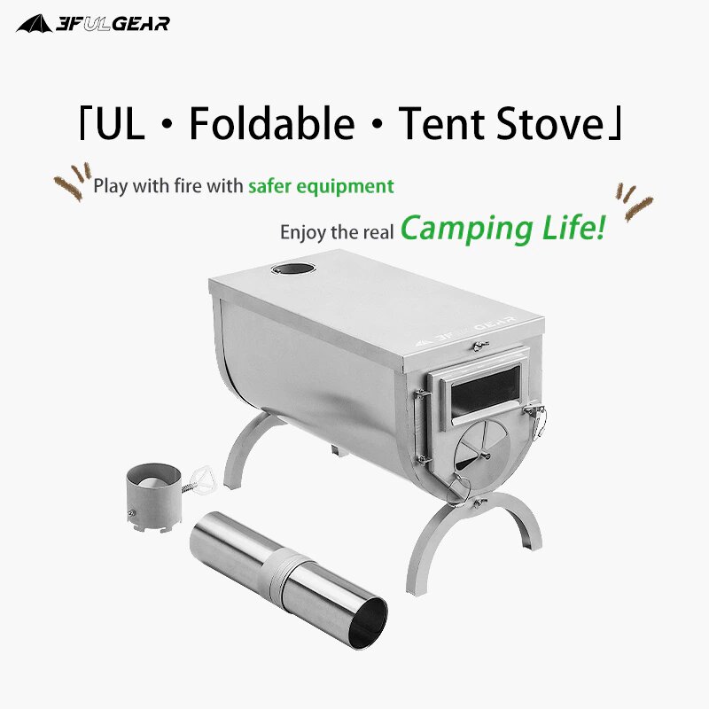 Піч дров'яна 3F Ul Gear Wood stove steel