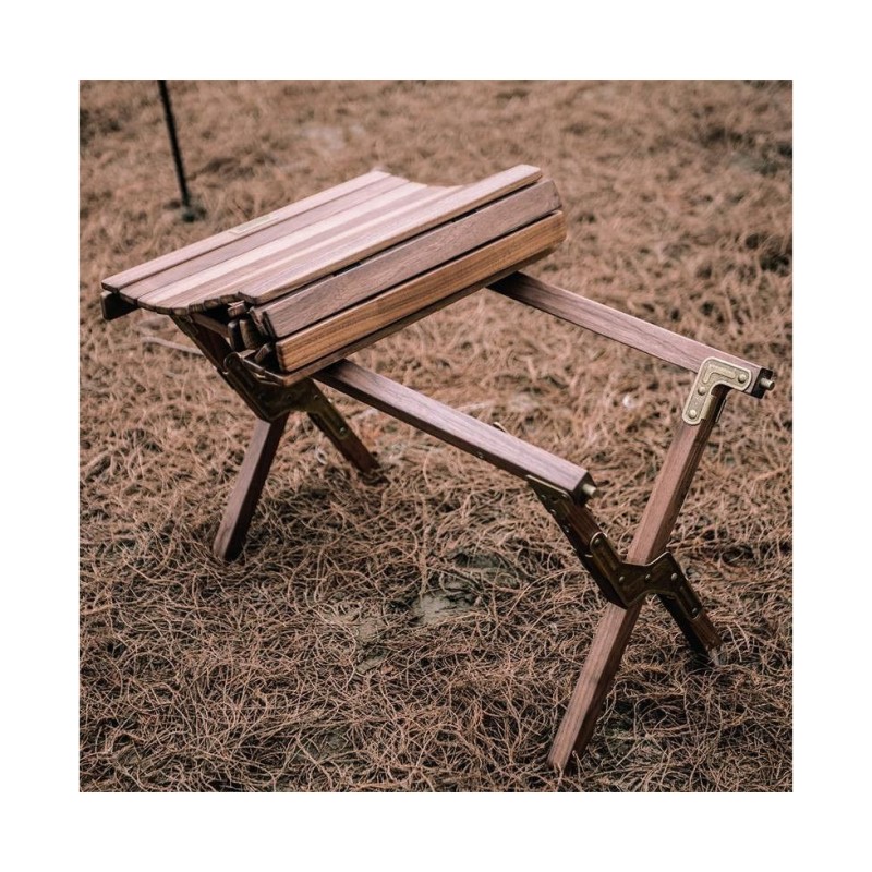 Стіл складний Naturehike HTM Roll Table wood M NH21JJ001 Black