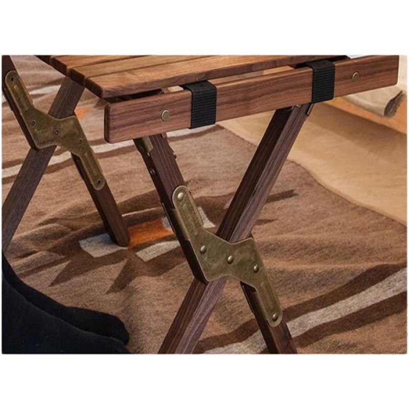 Стіл складний Naturehike HTM Roll Table wood M NH21JJ001 Black