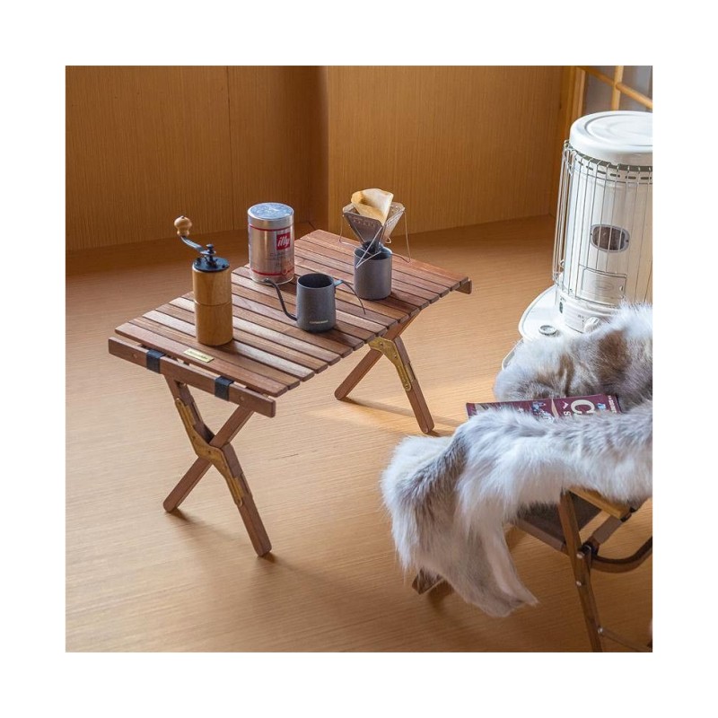 Стіл складний Naturehike HTM Roll Table wood M NH21JJ001 Black