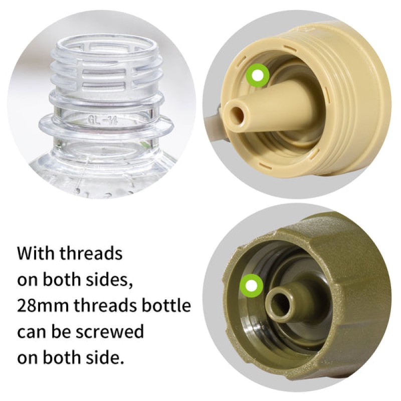 Фільтр для води портативний туристичний Miniwell L605B 1000L khaki