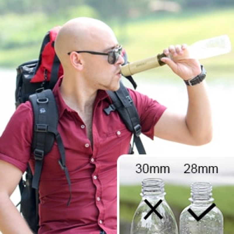 Фільтр для води портативний туристичний Miniwell L605B 1000L khaki