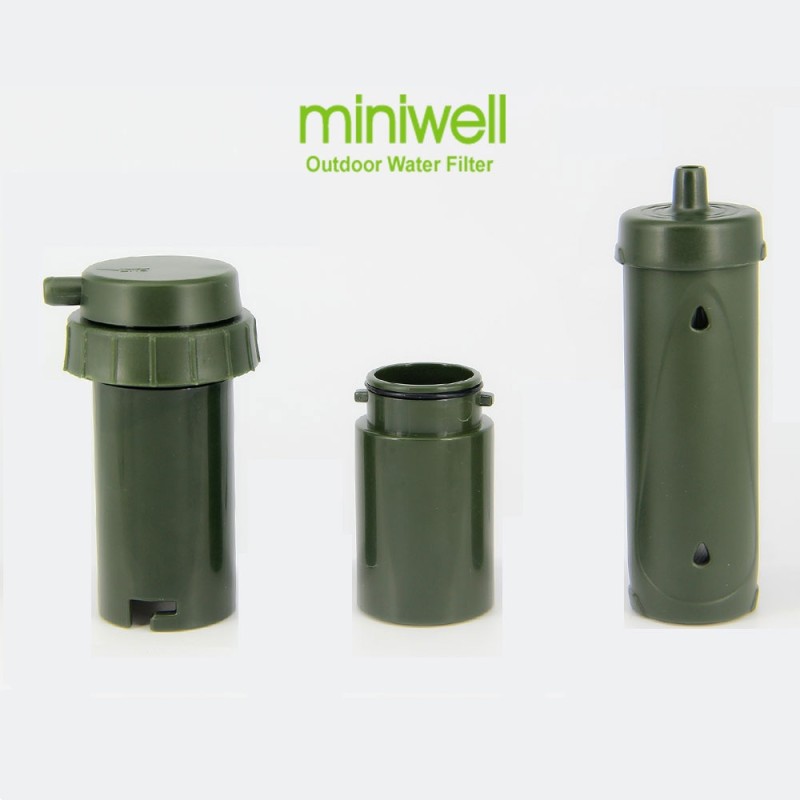 Фільтр для води портативний туристичний Miniwell L610 1000L green