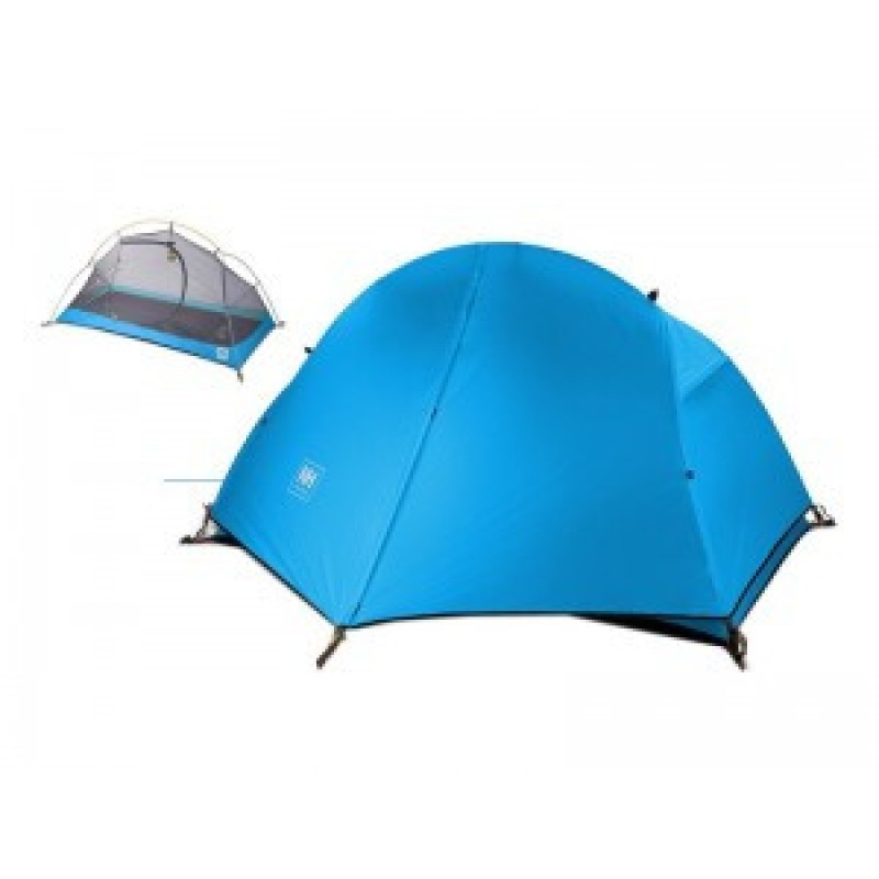 Намет Naturehike Cycling I (1-місний) 210T polyester + footprint NH18A095-D Blue