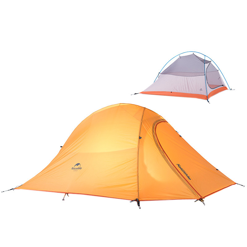 Намет Naturehike Cloud UP III (3-х місний) 210T polyester New version + footprint NH18T030-T Orange