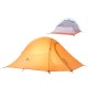 Намет Naturehike Cloud UP II (2-х місний) 210T polyester New version + footprint NH17T001-T Orange