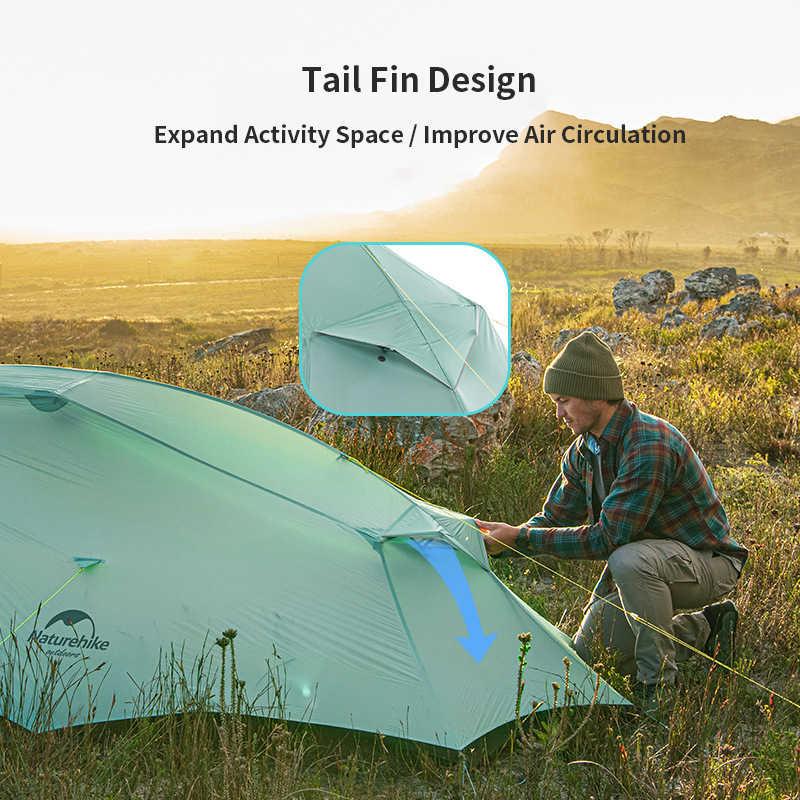 Намет Naturehike ShaRed II (2-х місний) 20D nylon NH20ZP091 Green
